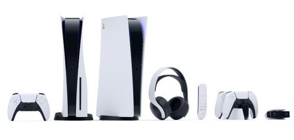Линейка PlayStation 5 и аксессуары