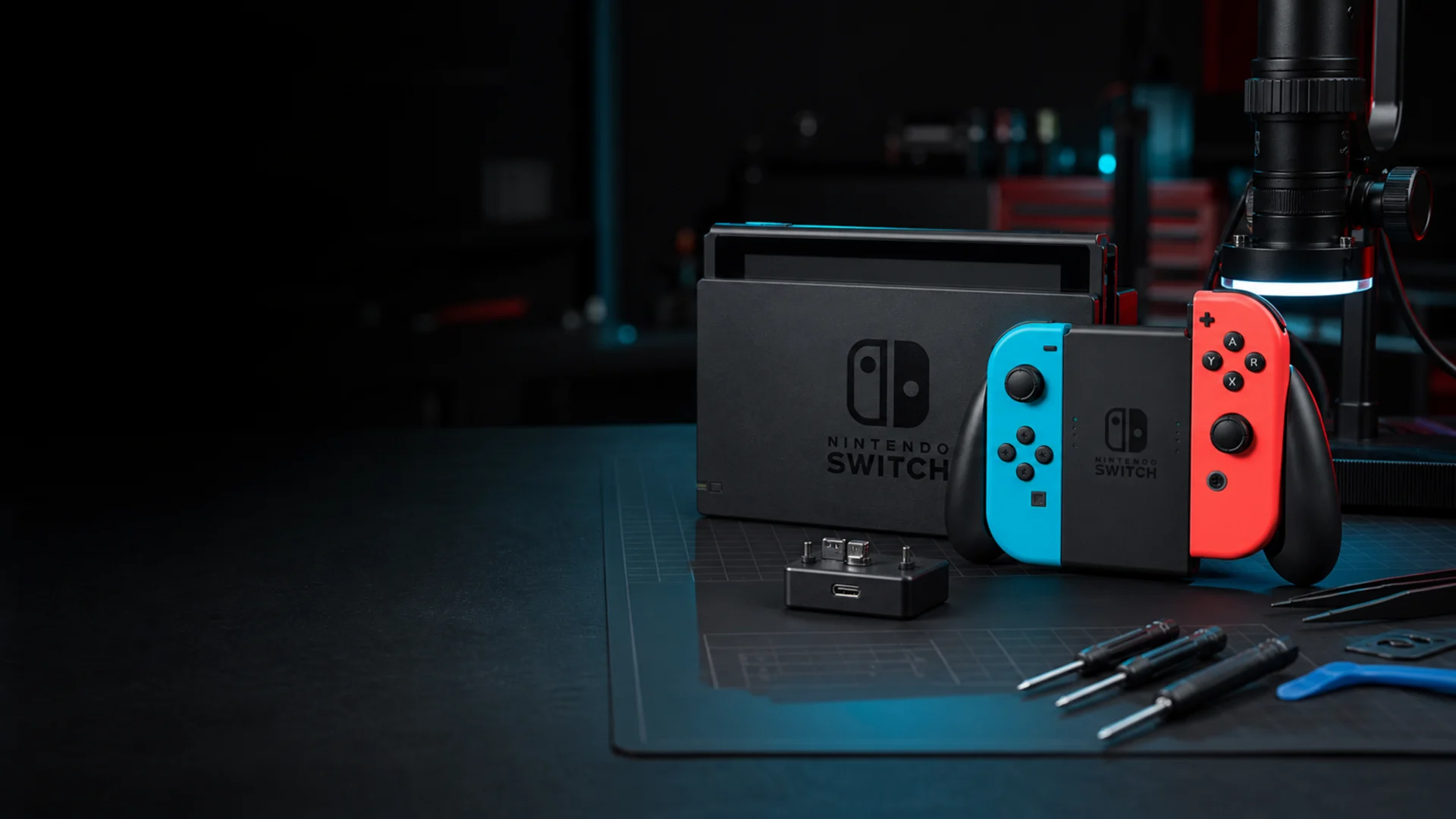 Nintendo Switch V1 и V2 на диагностике