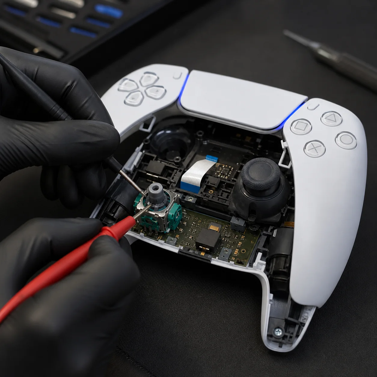 Измеряем дрифт стика DualSense — диагностика DualSense PS5 в Москве