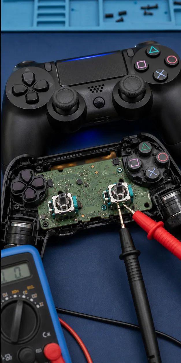 Проверяем механизм стика DualShock 4 — диагностика DualShock 4 в Москве