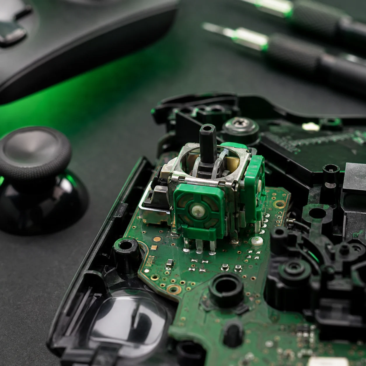 Проверяем механизм стика и калибровку — диагностика Xbox в Москве